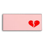 Broken Heart Face Envelopes