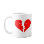Broken Heart Face Mug