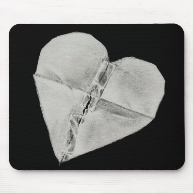 BROKEN HEART FIXED: REALISM ART MOUSEPADS by joyart