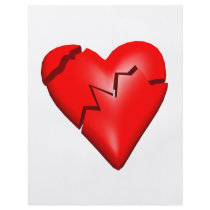 Broken Heart Flyer Design