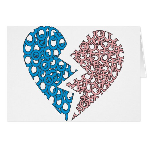 broken heart greeting cards