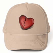 broken heart trucker hats