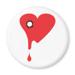 broken heart icon magnets