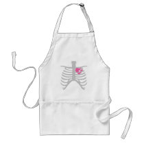 Broken Heart in Ribcage aprons by doonidesigns Broken Heart in Ribcage aprons