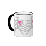 Broken Heart in Ribcage Coffee Mugs