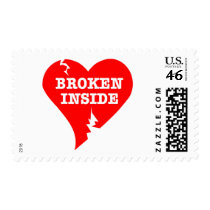 Broken Heart Inside Stamp