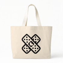 Broken heart - Love Canvas Bags