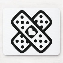 Broken heart - Love Mouse Mats