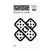 Broken heart - Love Postage Stamps