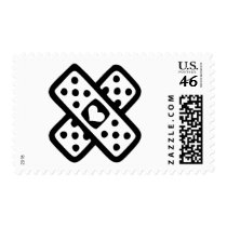 Broken heart - Love Postage Stamps
