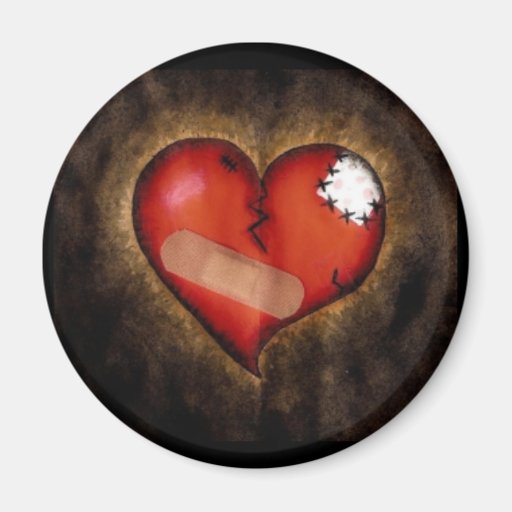 Broken Heart/Mending Heart-magnet