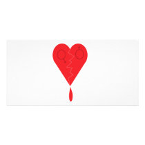 Broken Heart Picture Card