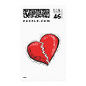 Broken Heart postage
