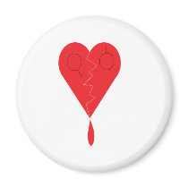 Broken Heart magnets
