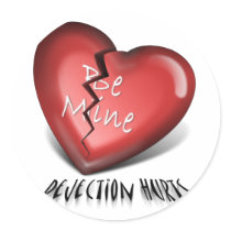 broken heart, rejection hurts stickers
