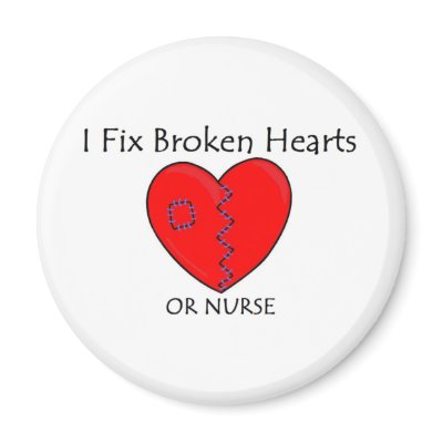 Broken Heart RN 1 Refrigerator Magnet by coopcst