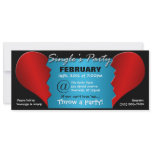 Broken Heart Single's Party - 9.25"x4" Invitations