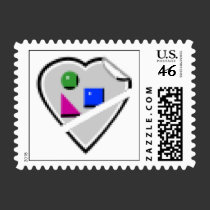 Broken Heart Stamps