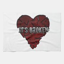 Broken Heart Towel