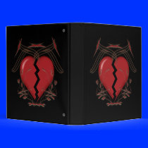Broken Heart & Tribal Graphics: Custom Binder