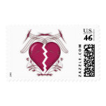 Broken Heart & Tribal Graphics: Custom Postage
