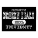 Broken Heart University Dark cards