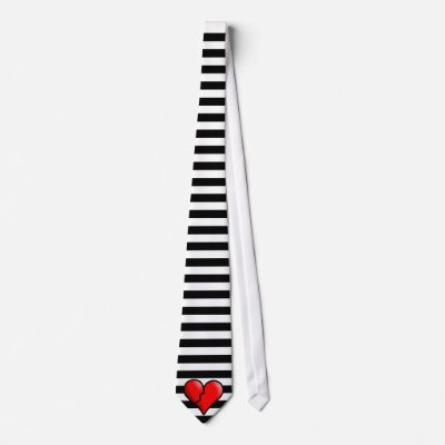  features a Broken Heart graphic on a black & white striped background.