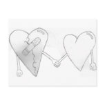 broken hearts do mend postcards