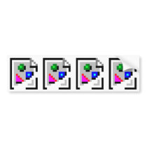 Broken Image Bumper Sticker