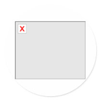 Broken Image HTML Code Stickers