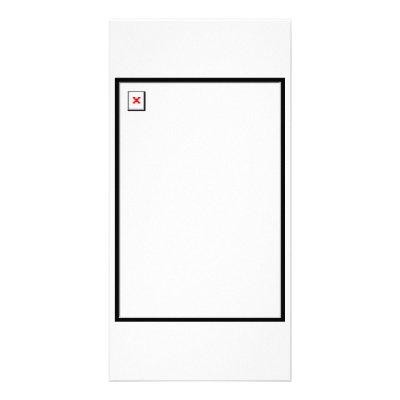 Broken Image Photo Card by PreciousDesigns