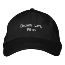 Broken Limb Films Hat embroidered hats