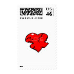 Broken Love Postage Stamps