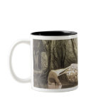 Broken Mayan idol at Copan, Guatemala Mugs