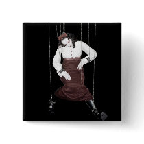 Broken Melody Button Square