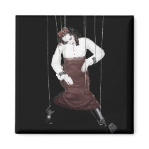 Broken Melody Magnet Square