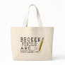 Broken Pencils Canvas Bags