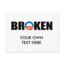 BROKEN POST CARD