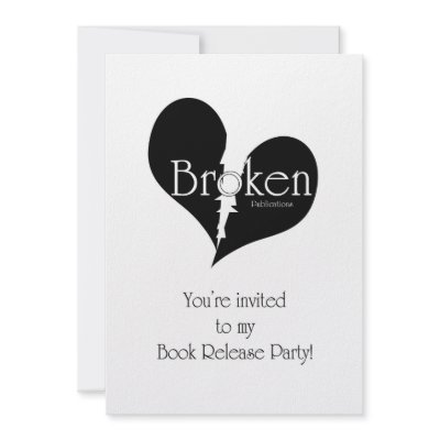 Broken Publications Book Release Invitation by BrokenPublications
