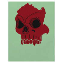 Broken Red Skull Flyer Design