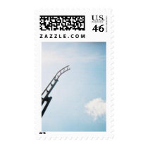 Broken Rollercoaster postage by Tamossa Broken Rollercoaster postage
