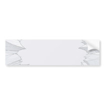 Broken Shattered Glass Bumper Sticker