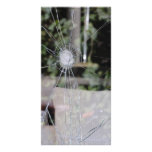 Broken show-window photo cards