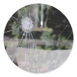 Broken show-window stickers