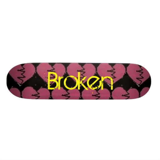 Broken Skateboard Deck Zazzle