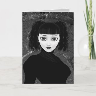 Broken Soul Gothic Greeting Card card