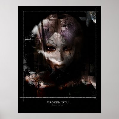 Broken Soul Print by jlneveloff