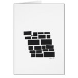 Broken Square Greeting Card