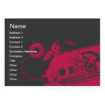Broken Tape - Chubby Business Card Template
