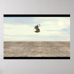 Broken Teacup Hovering Print